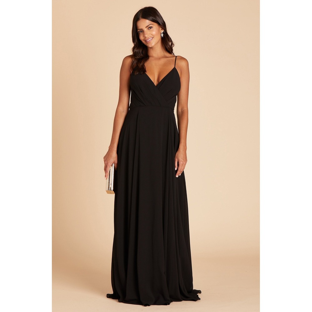 Kaia:‎ birdy grey Black Maxi Dress Bridesmaid Formal